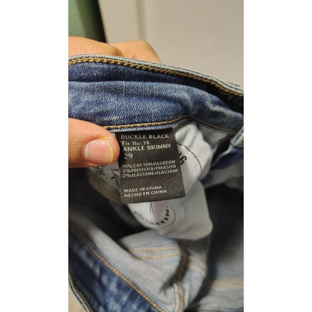 Buckle Black Ankle‎ Skinny Fit No. 75 Size 29 Blue Denim Jeans - Picture 10 of 10